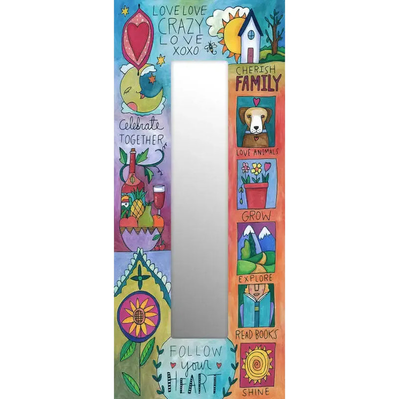Just Be Rectangle Mirror - Zinnias Gift Boutique