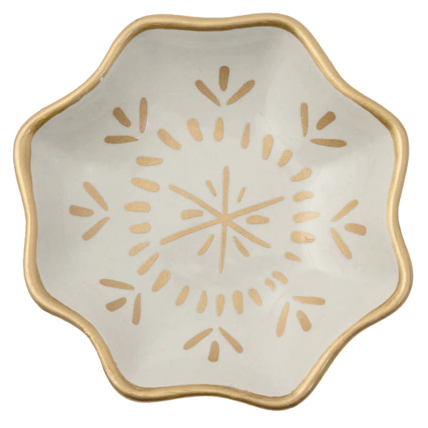 L Shaped Trinket Tray White - Zinnias Gift Boutique