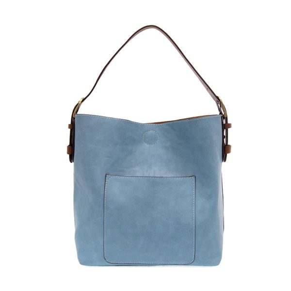 Tranquil Blue Hobo Coffee Handle Handbag - Zinnias Gift Boutique