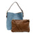 Tranquil Blue Hobo Coffee Handle Handbag - Zinnias Gift Boutique