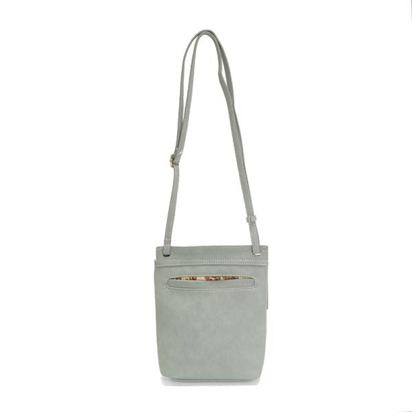 Aimee Front Flap Crossbody Bag - Mineral Blue - Zinnias Gift Boutique