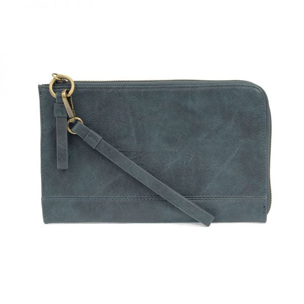 Karina Convertible Wristlet &amp; Wallet - Deja Blue - Zinnias Gift Boutique