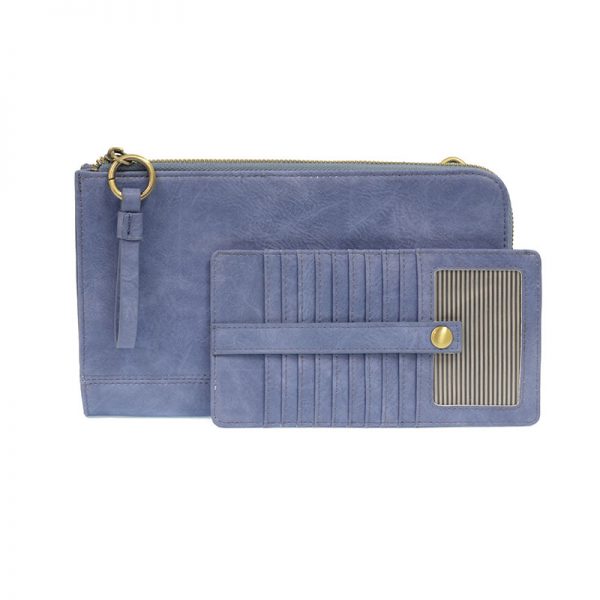 Karina Convertible Wristlet &amp; Wallet Peri Blue - Zinnias Gift Boutique