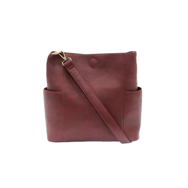 Kayleigh Side Pocket Bucket Bag - Zinnias Gift Boutique