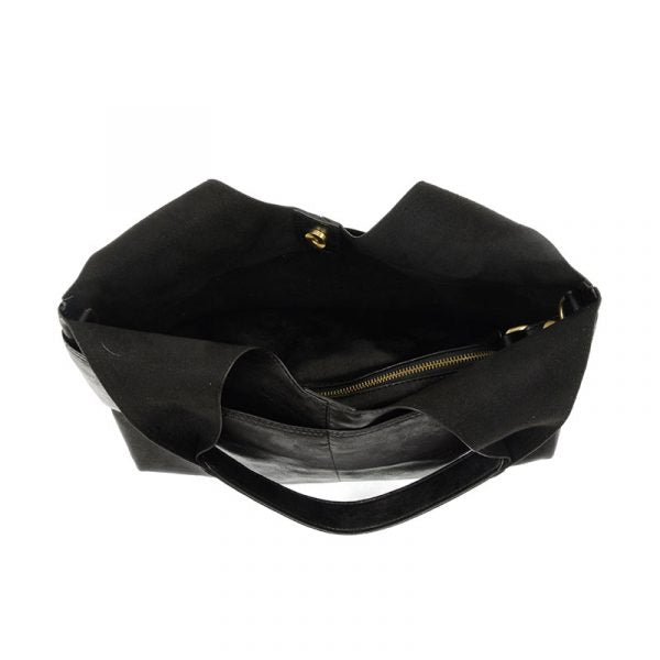 Black Val 4-Pocket Hobo w/ Removable Crossbody - Zinnias Gift Boutique