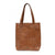 Charlie North/South Tote - Saddle - Zinnias Gift Boutique