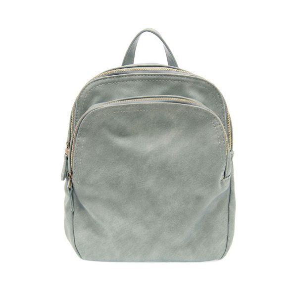 Light Aqua Frankie Soft Backpack - Zinnias Gift Boutique