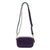 Layne Double Zip Mini Camera Crossbody - Mystic Purple - Zinnias Gift Boutique