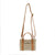 Sadi Mini Canvas Tote - Neutral & White - Zinnias Gift Boutique