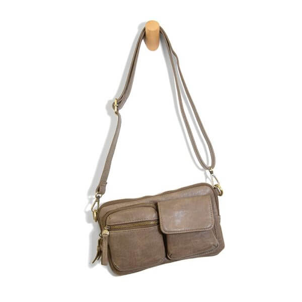 Kendra Cargo Pocket Sling - Taupe - Zinnias Gift Boutique