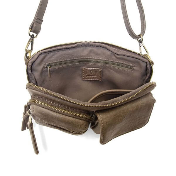 Kendra Cargo Pocket Sling - Taupe - Zinnias Gift Boutique