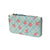 Chloe Printed Zip Around Wallet Wristlet - Blue Plaid Watermelons - Zinnias Gift Boutique