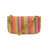 Multi Woven Stripe Straw Wristlet CB - Zinnias Gift Boutique