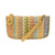 Multi Woven Stripe Straw Wristlet CB - Zinnias Gift Boutique