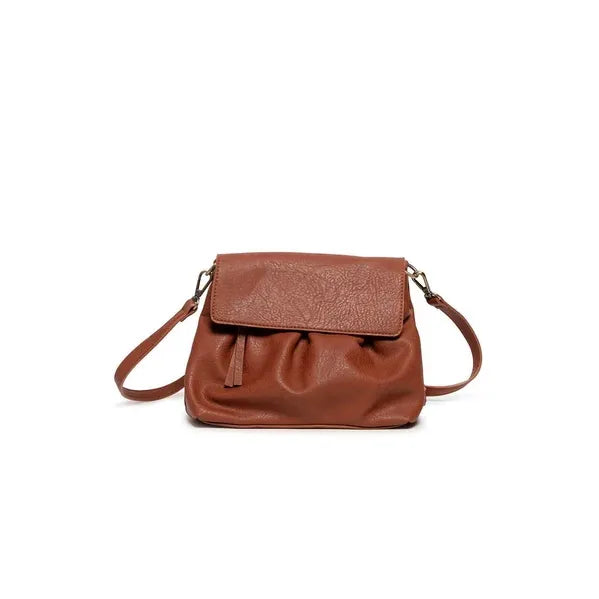 Adrienne Pleated Flap Crossbody - Zinnias Gift Boutique
