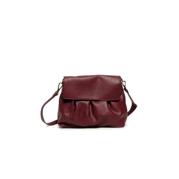 Adrienne Pleated Flap Crossbody - Zinnias Gift Boutique