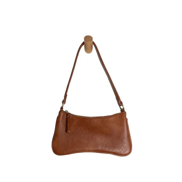 Nicolette Curved Topzip Shoulder Crossbody - Zinnias Gift Boutique
