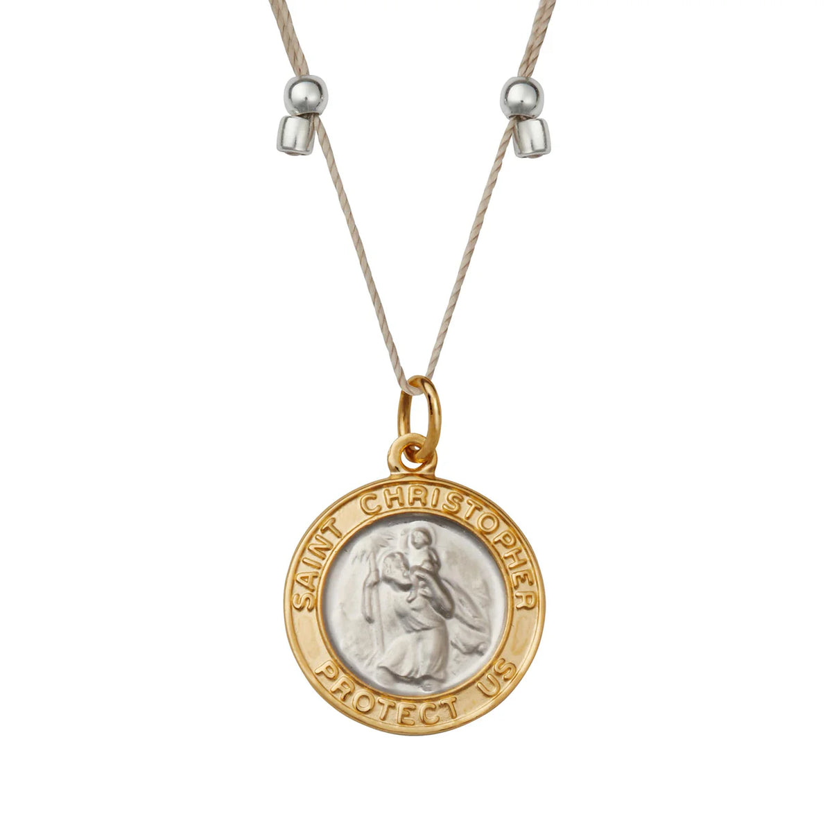 Saint Christopher Silk Slider - Zinnias Gift Boutique