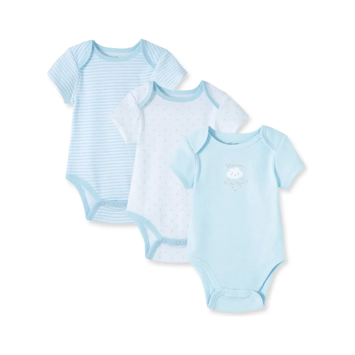 Blue Multi 3-Pack Bodysuit - Zinnias Gift Boutique