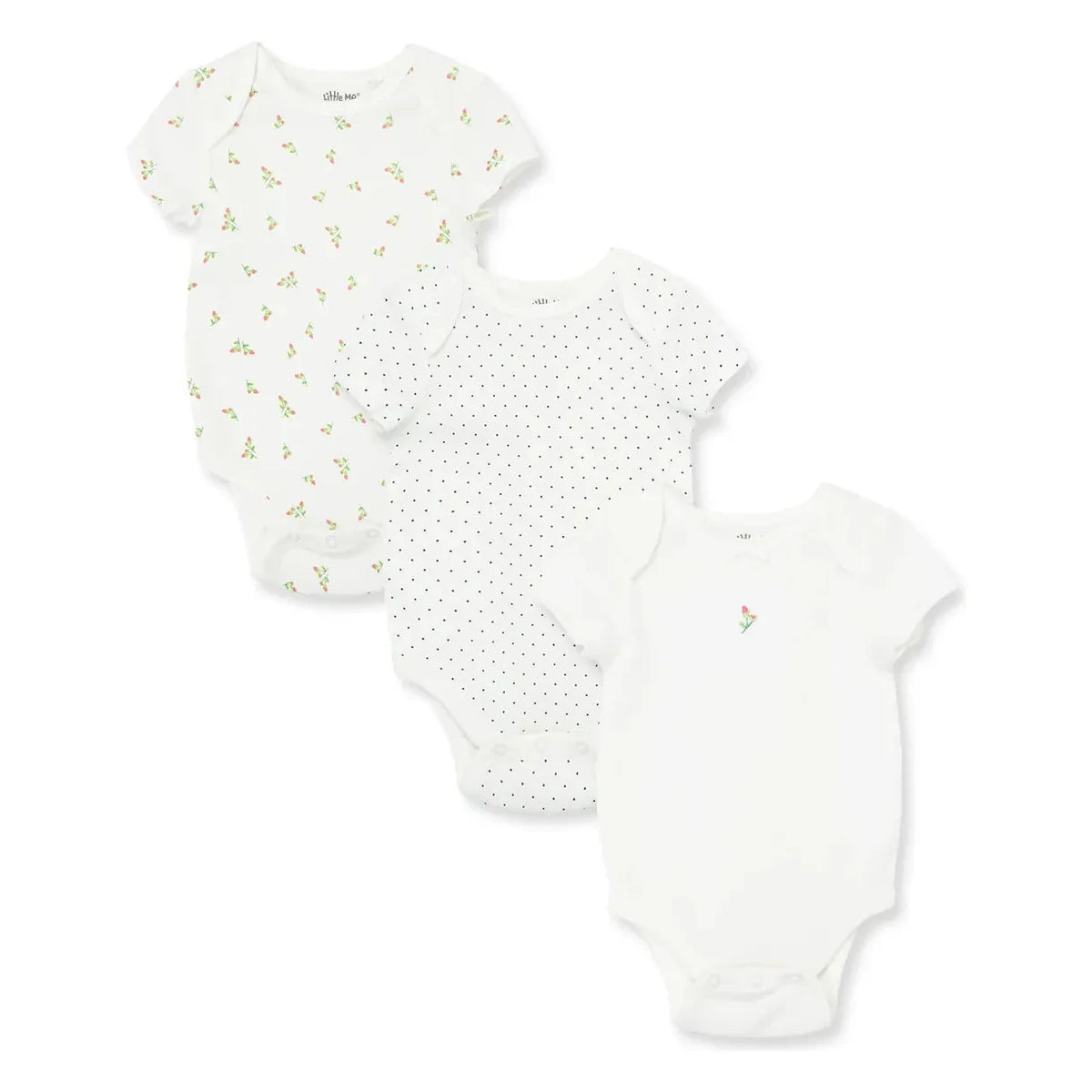 Rosebud 3-Pack Bodysuits