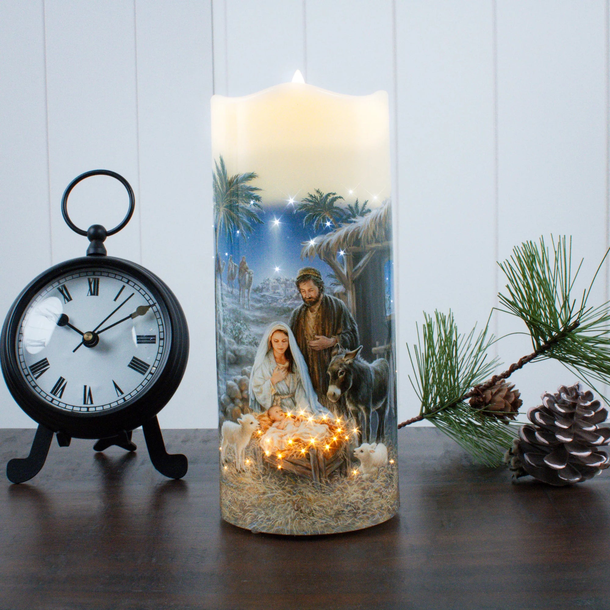 Fiber Optic Candle - Zinnias Gift Boutique