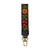 1.25" Multi Floral Vine Emb Easy Find Wristlet Keychain - Zinnias Gift Boutique