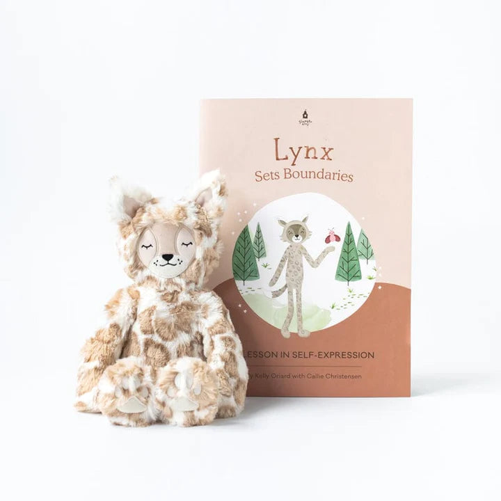 Lynx Sets Boundaries: A Lesson in Self Expression (Kin &amp; Book) - Zinnias Gift Boutique