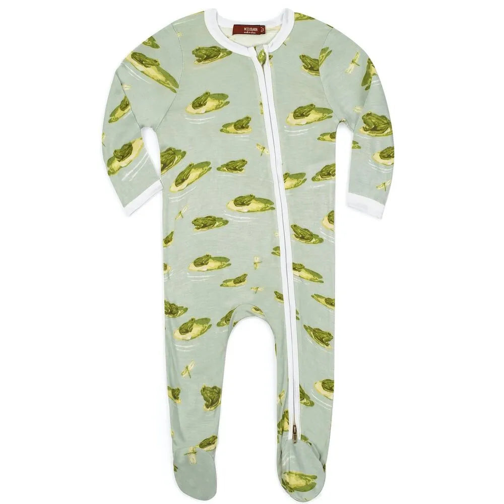 Frog Organic Romper - Zinnias Gift Boutique