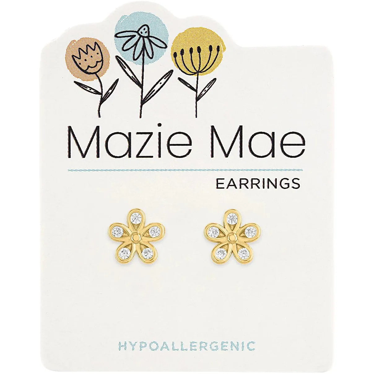Gold Mazie Mae Earrings - Zinnias Gift Boutique