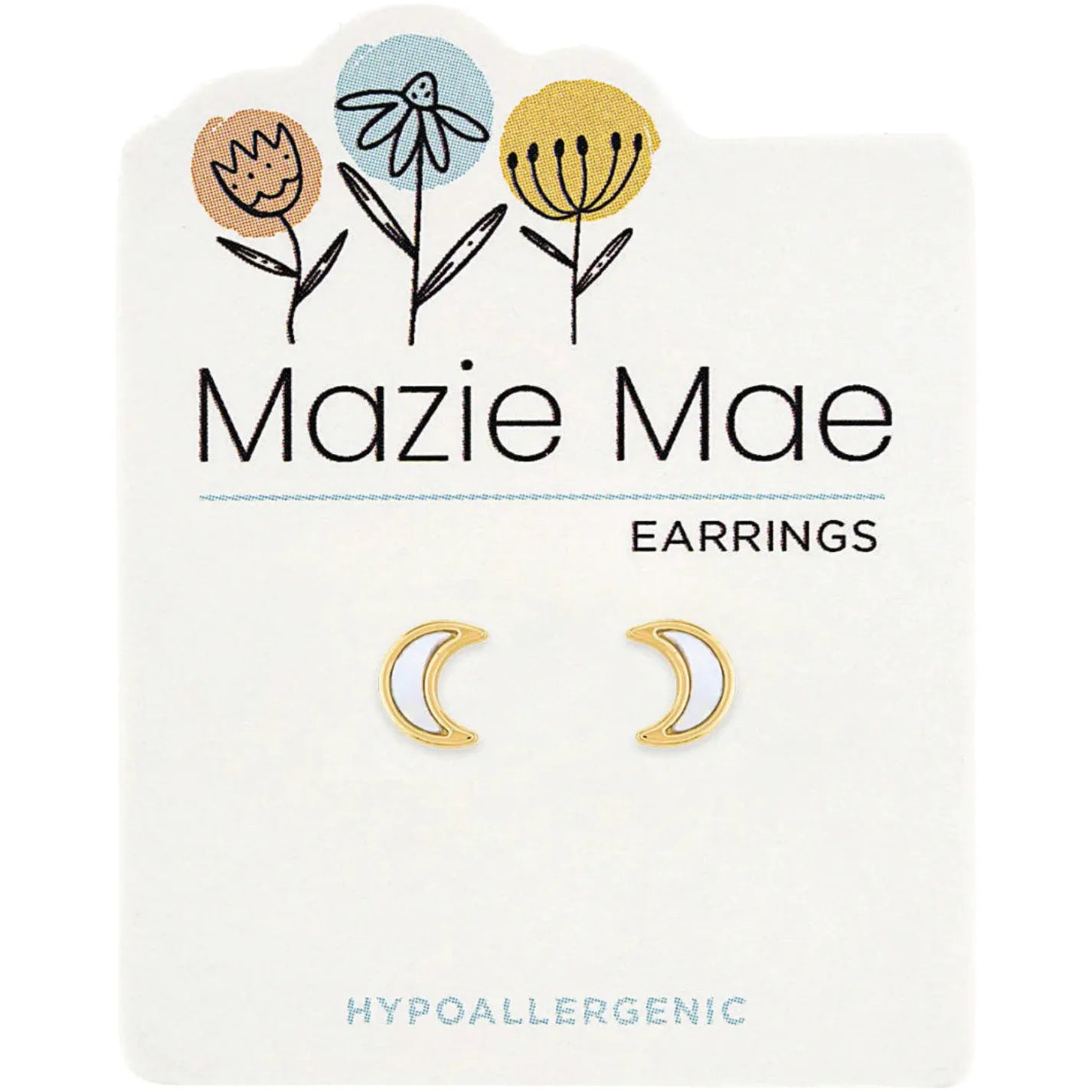 Gold Mazie Mae Earrings - Zinnias Gift Boutique