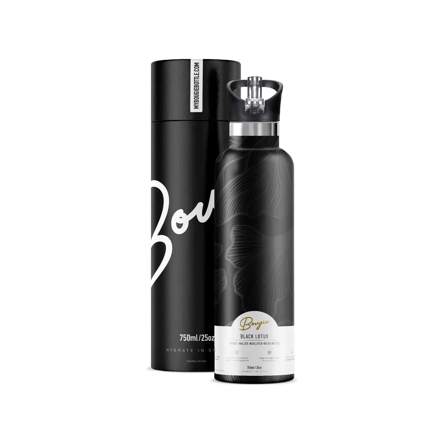 25 oz Insulated bottle w/ Gift Tube - Zinnias Gift Boutique