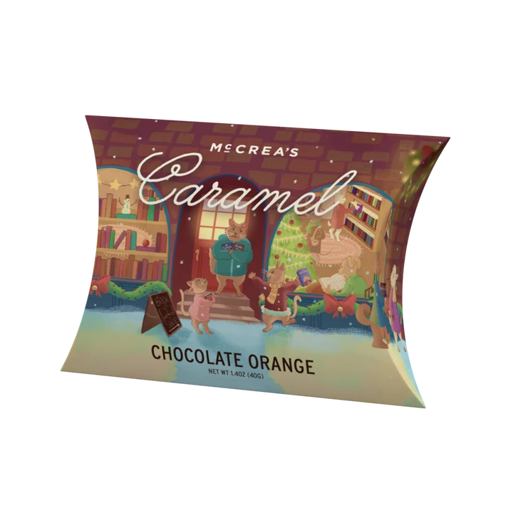 Holiday Book Browsing Caramel Pillow - Zinnias Gift Boutique