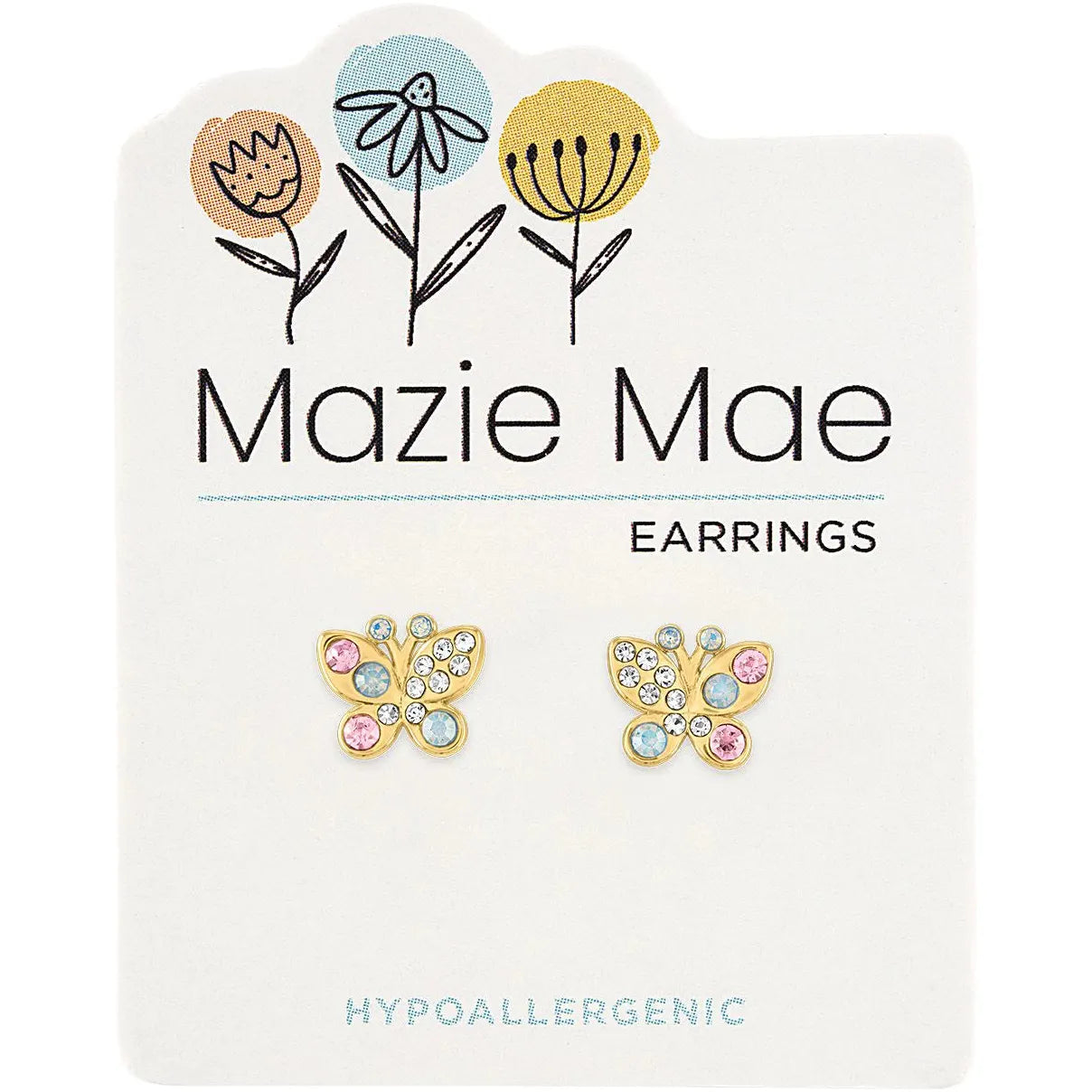Gold Mazie Mae Earrings - Zinnias Gift Boutique