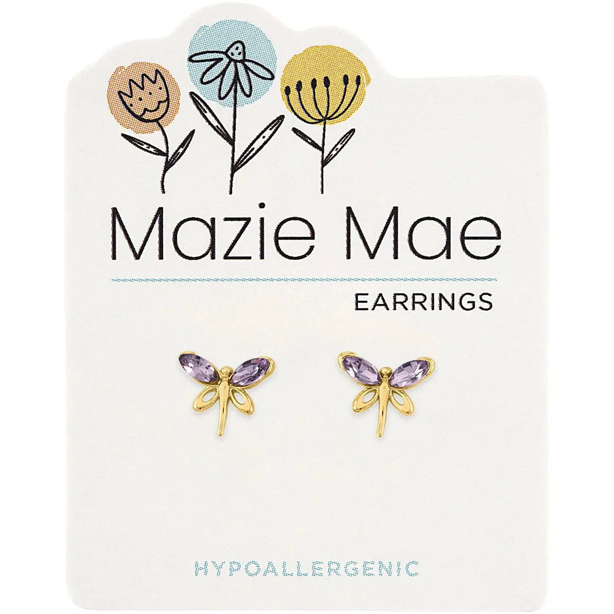 Gold Mazie Mae Earrings - Zinnias Gift Boutique