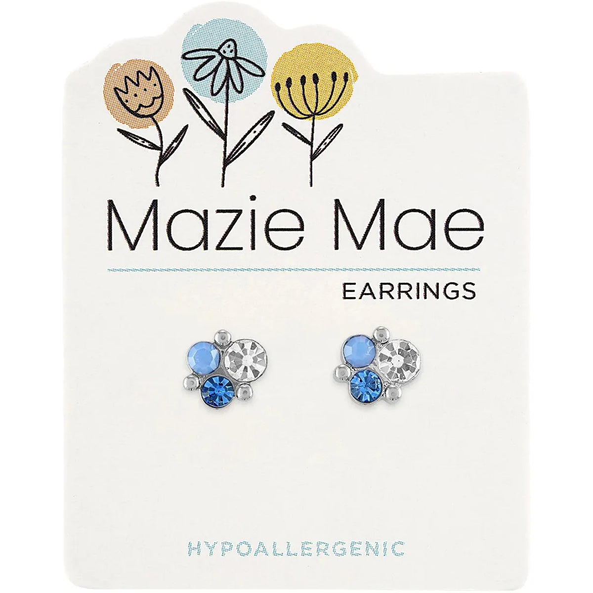 Silver Mazie Mae Earrings - Zinnias Gift Boutique