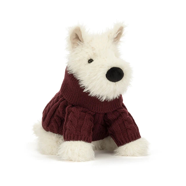 Munro Scottie Dog 'Winter Jumper' - Zinnias Gift Boutique