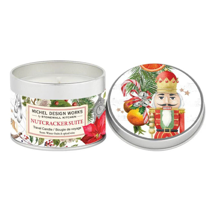 Nutcracker Suite Travel Candle - Zinnias Gift Boutique