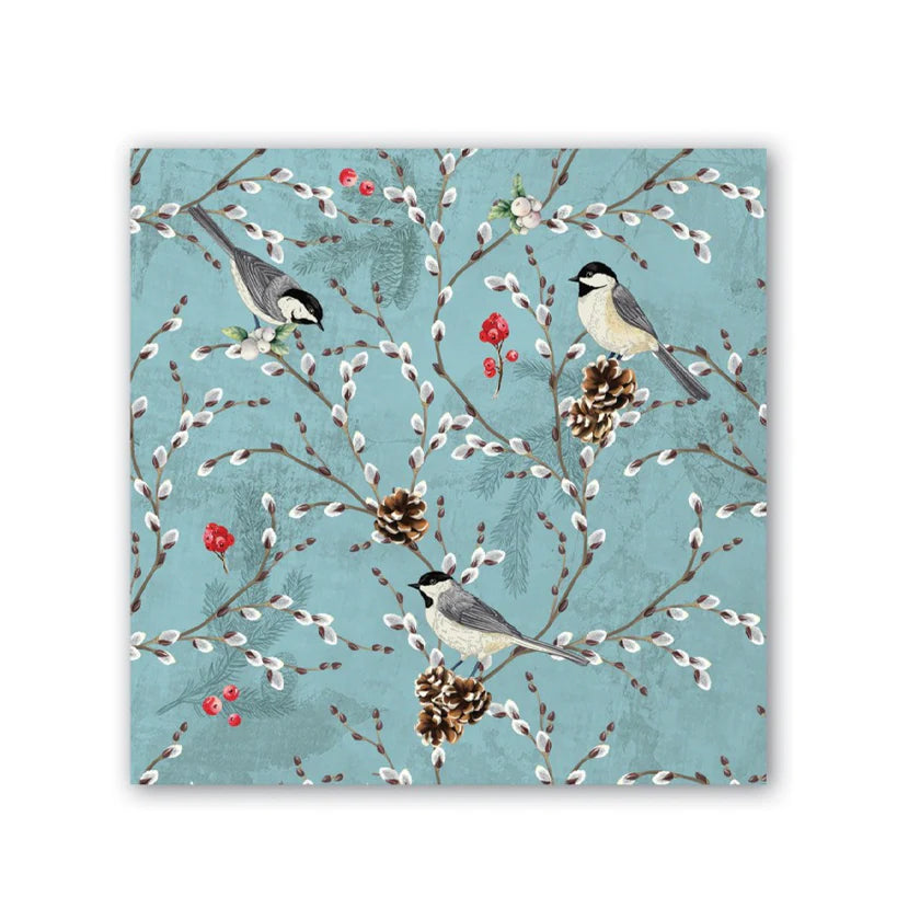 Winterberry & Balsam Cocktail Napkin - Zinnias Gift Boutique