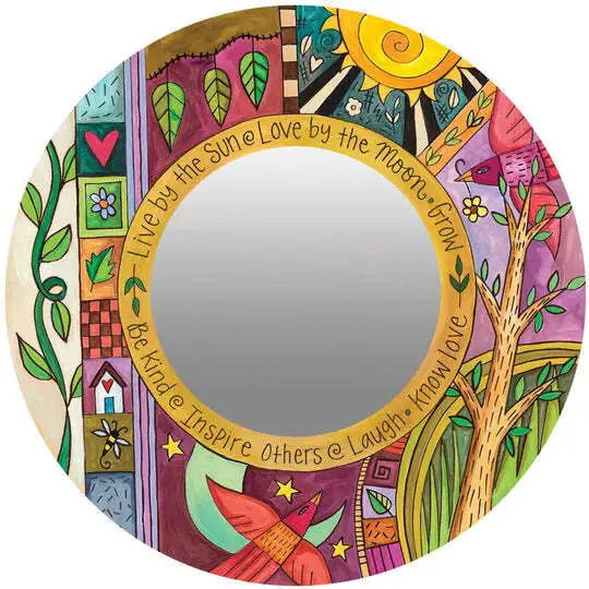 Glory Days Circle Mirror - Zinnias Gift Boutique