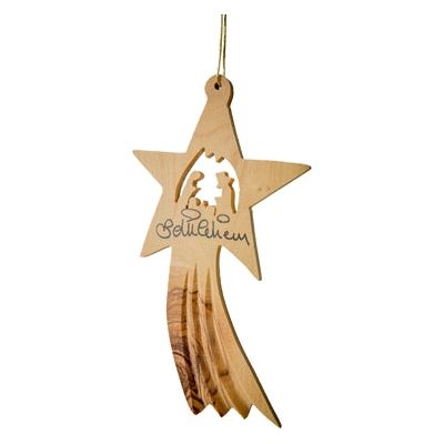 Shooting Star w/Nativity up 3.5" - Zinnias Gift Boutique