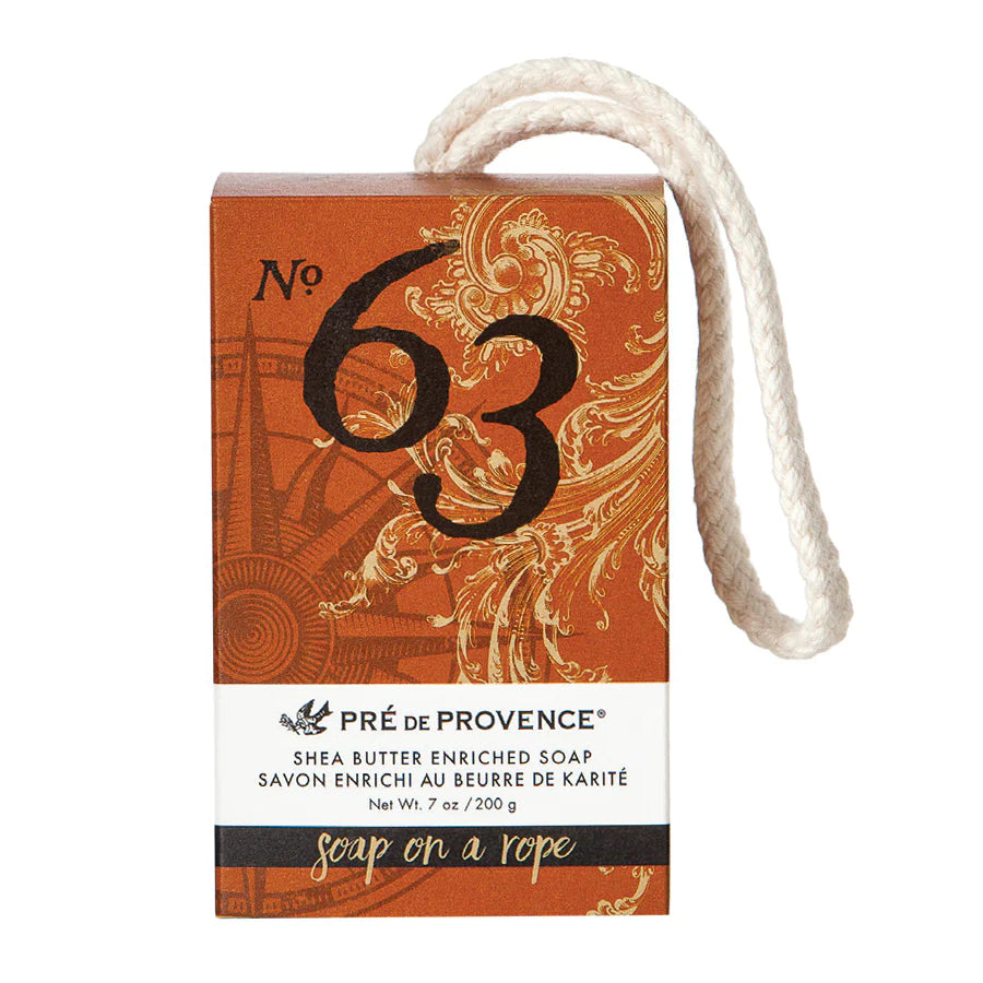 Men's 63 soap on rope - Zinnias Gift Boutique