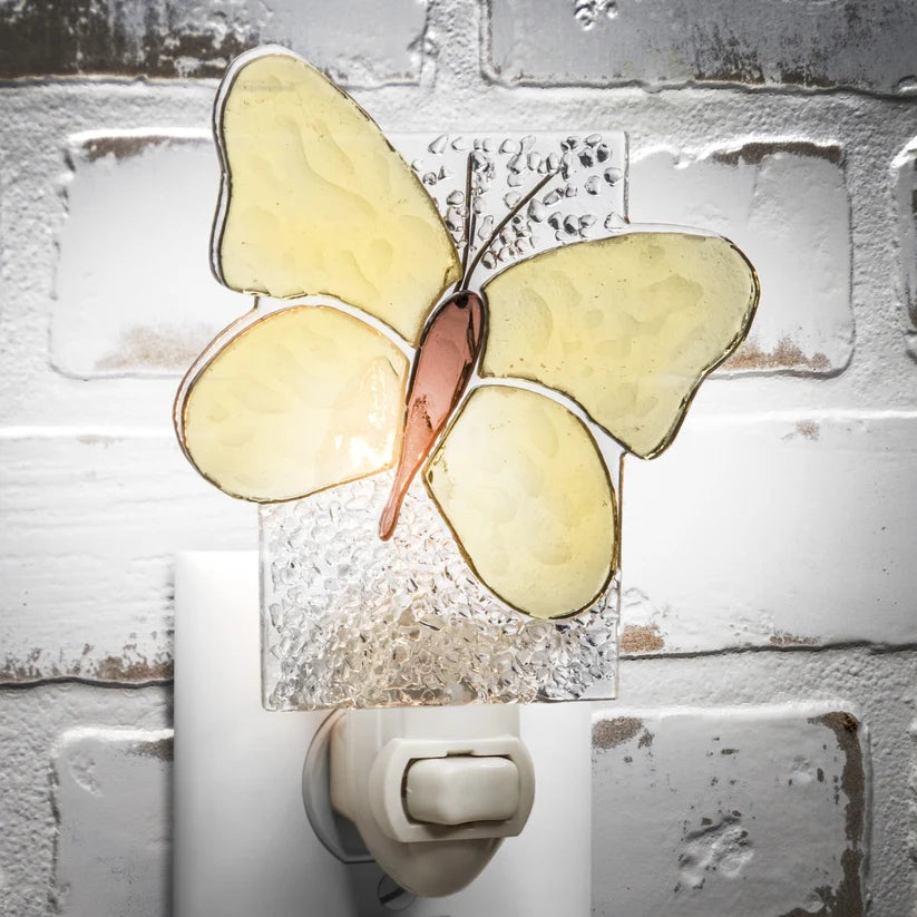 Fused Glass Nightlight - Zinnias Gift Boutique