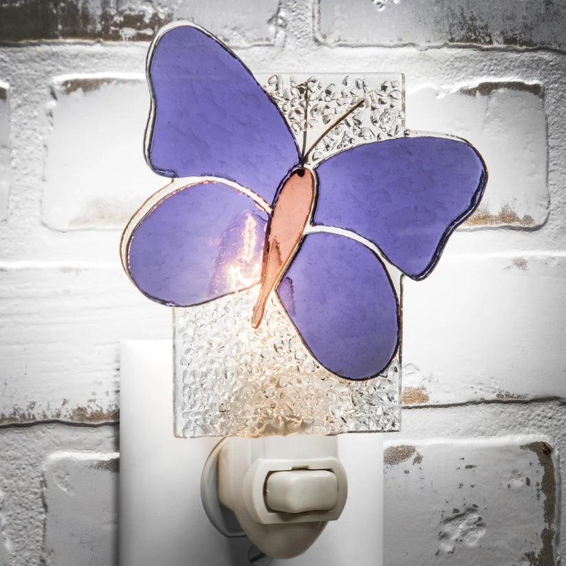 Fused Glass Nightlight - Zinnias Gift Boutique