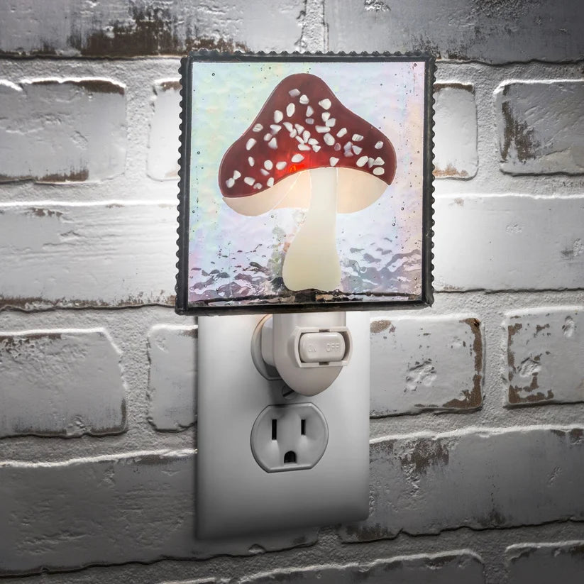Fused Glass Nightlight - Zinnias Gift Boutique