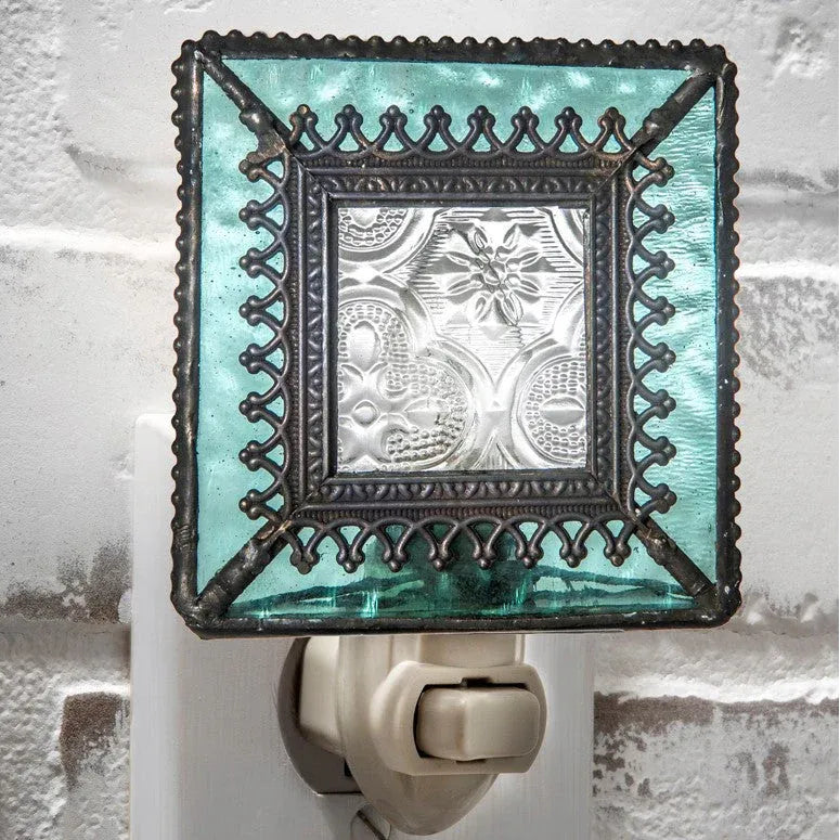 Stained Glass Nightlight - Zinnias Gift Boutique