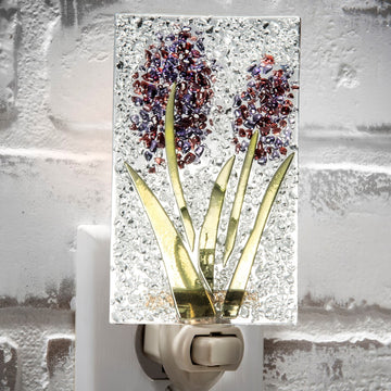 Fused Glass Nightlight - Zinnias Gift Boutique