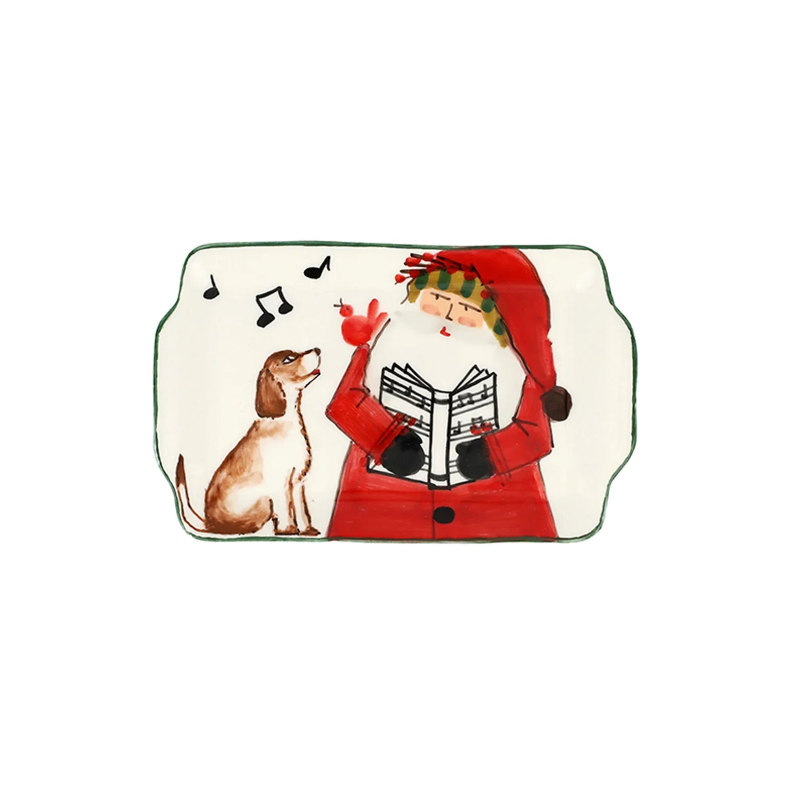 Old St. Nick 2023 Limited Edition Rectangular Plate - Zinnias Gift Boutique