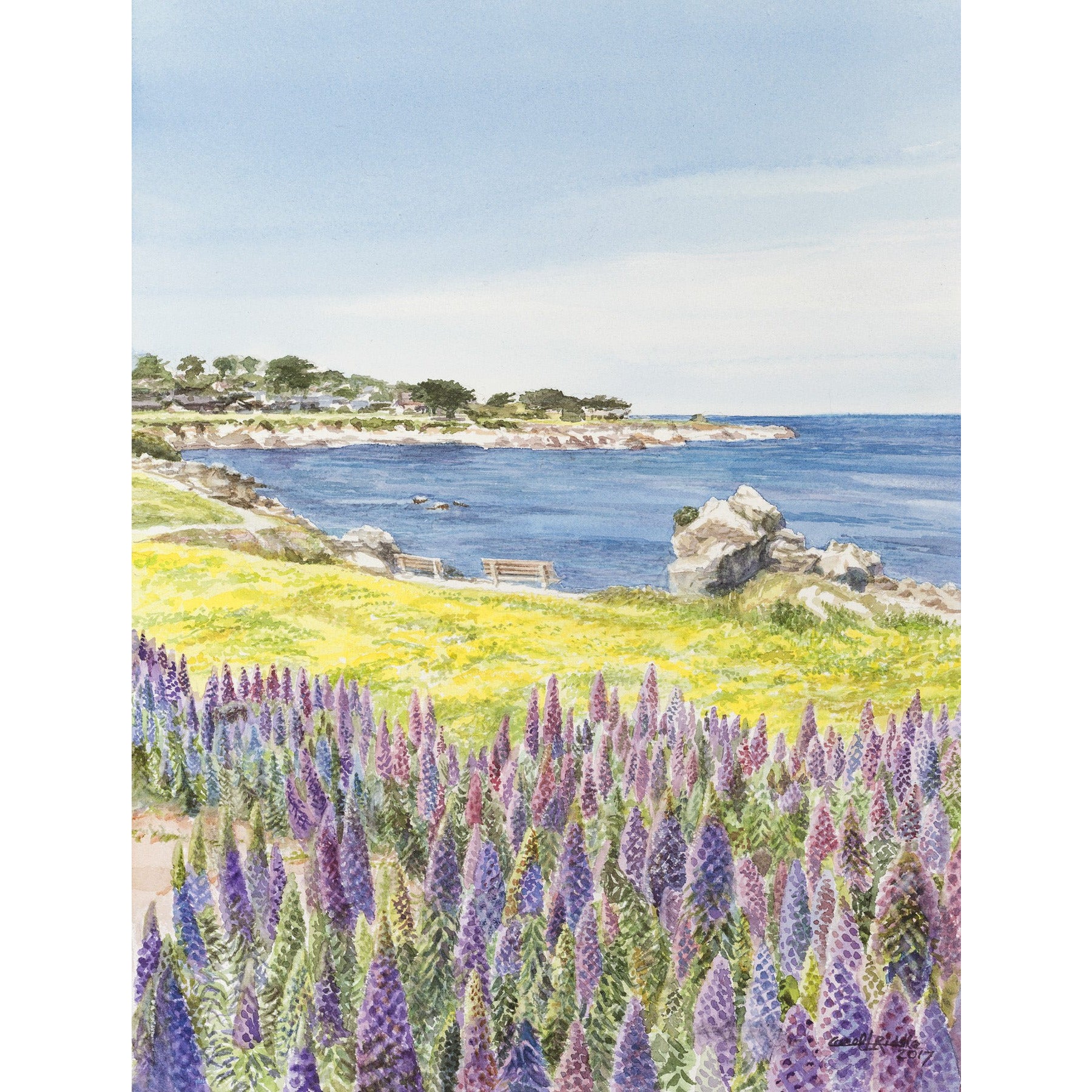 Overlooking Pacific Grove - Zinnias Gift Boutique