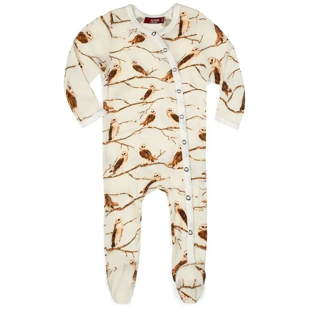 Bamboo Footed Romper - Ornaments - Zinnias Gift Boutique