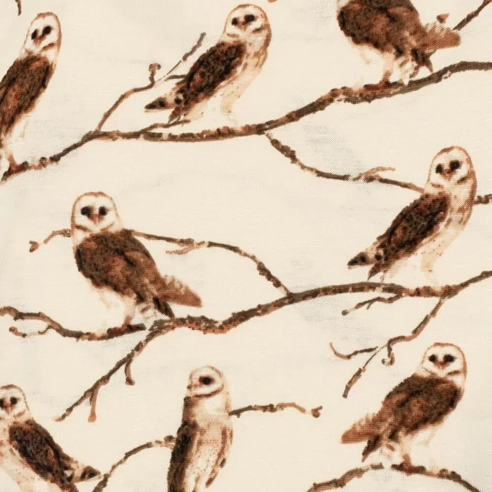 Organic Cotton Zipper Pajama Owl - Zinnias Gift Boutique